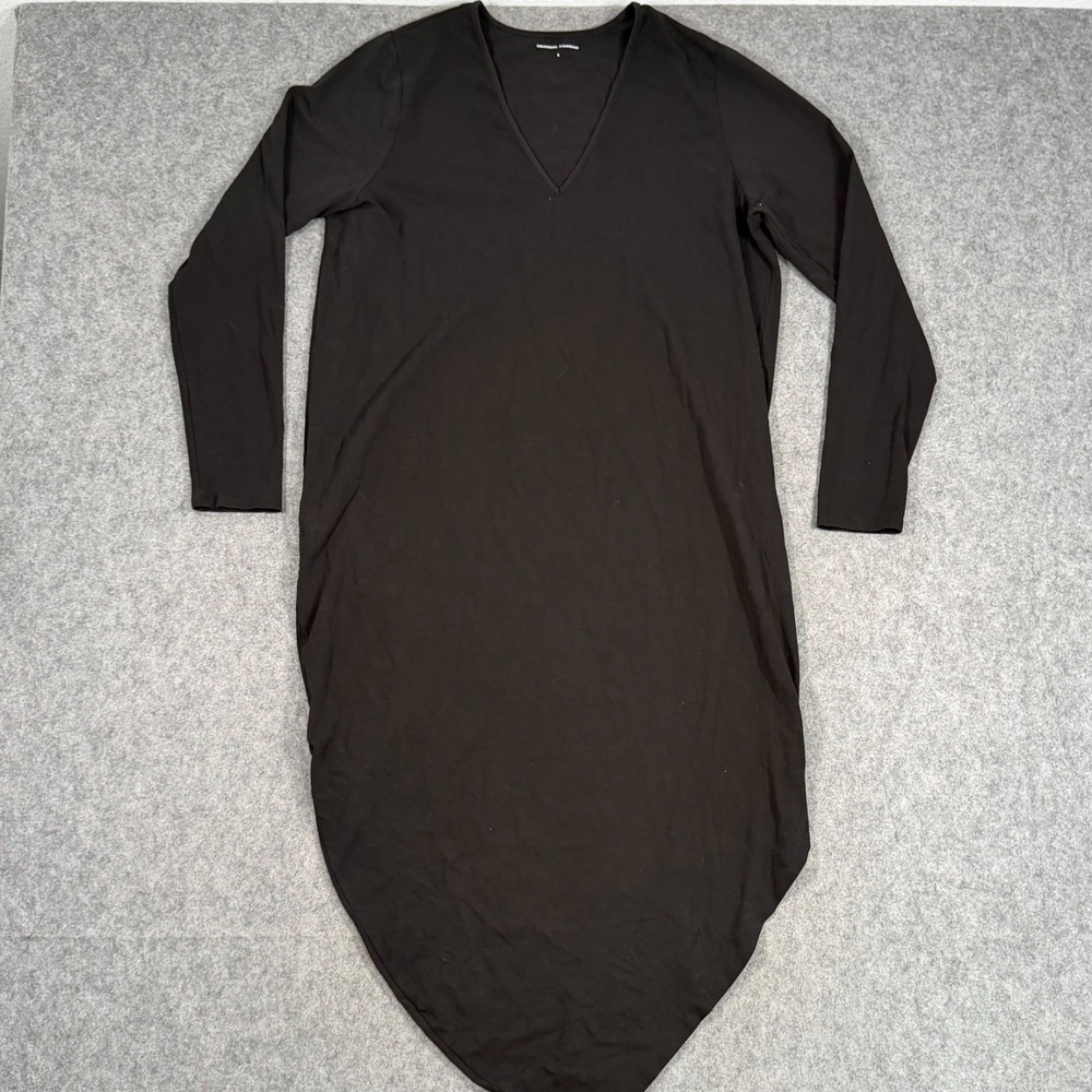 Universal Standard‎ Black Iconic Geneva Asymmetrical Dress Women's Size Small